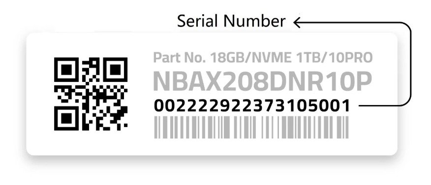Contoh Serial Number